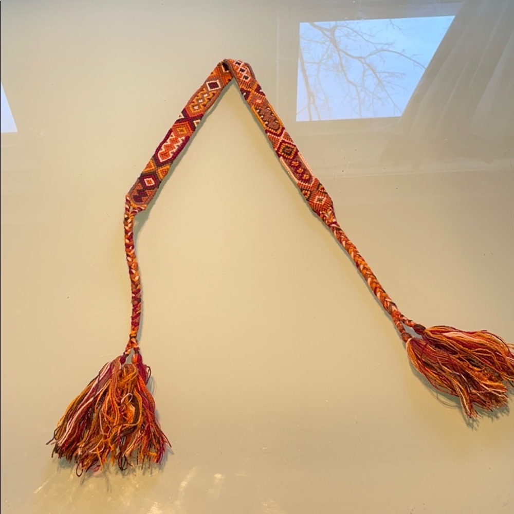 Hand-woven belt from Mexico